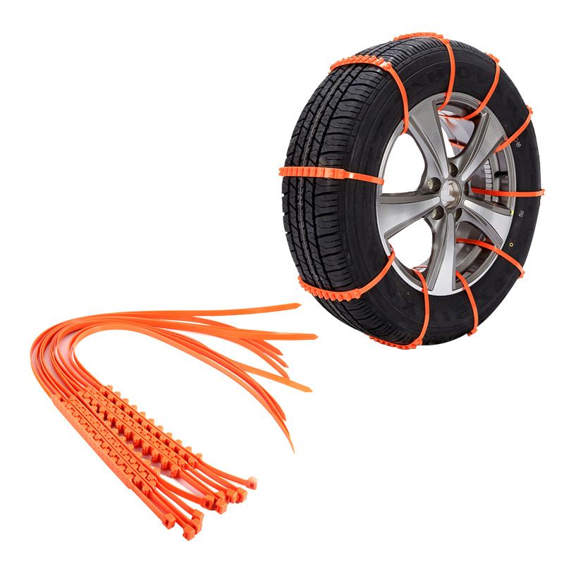 Anti-skid Wheel Chain Reusable Auto Snow Antiskid Tire Chain with Thickened Tendons Universal