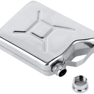 5oz Stainless Steel Jerry Can Hip Flask, 5 Ounce Oil Jerry Can Shape Liquor Hip Flask