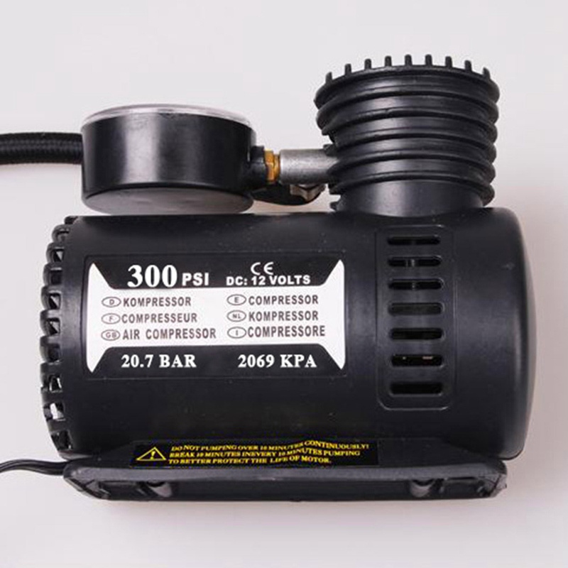 12V Portable Auto Car Electric Air Compressor Tire Inflator Pump 300 PSI XR for Motorbike B Tire Inflator Pump Car