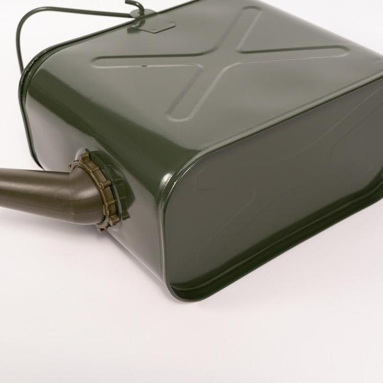 14L Storage Water Container Portable Petrol Can Diesel Gasoline Fuel Tank Jerry Can with Long Detachable Nozzle