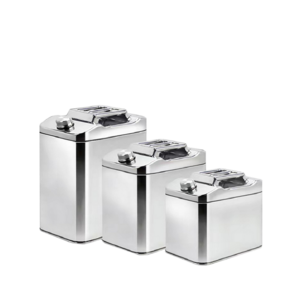 Square 304 Stainless Steel Jerry Can, 10L 20L 30L 40L Oil Barrel Diesel Barrel Refueling Kettle Special Barrel Spare Fuel Tank