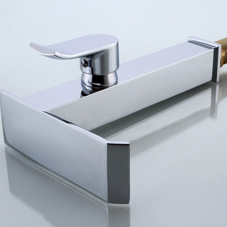 Pexmax Waterfall Chrome Basin Faucet for Bathroom and Kitchen Sink