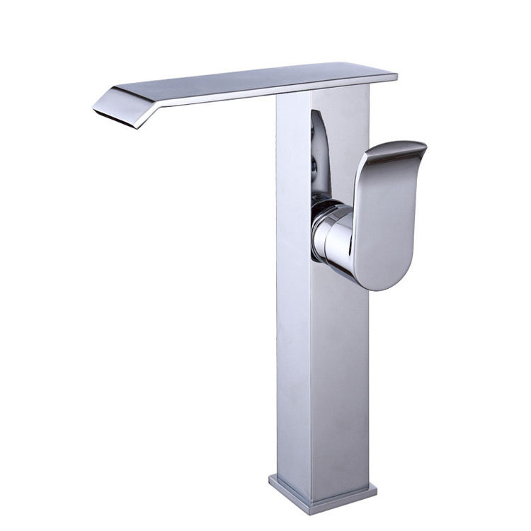 Pexmax Waterfall Chrome Basin Faucet for Bathroom and Kitchen Sink