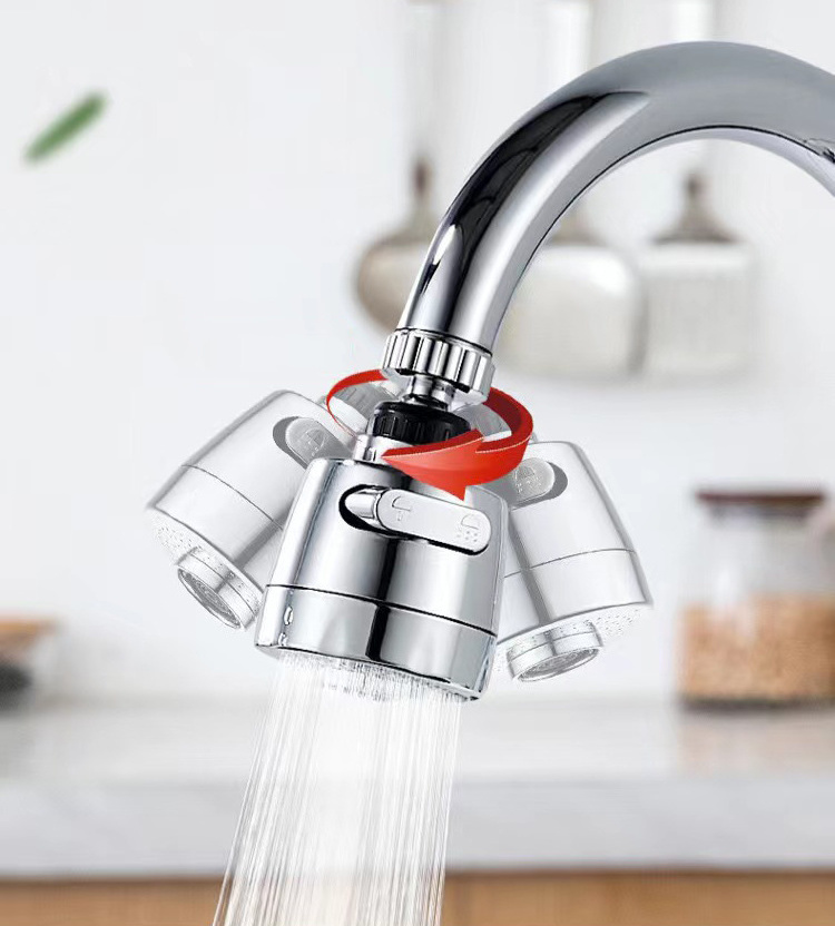 Swivel sink faucet extender universal sink bathroom kitchen sprayer baby faucet extender kids rotating faucet extender