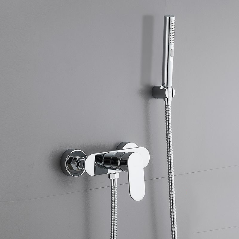 Pexmax Shower Column Set ABS Hand Shower Head Shower Faucet Wall Mount