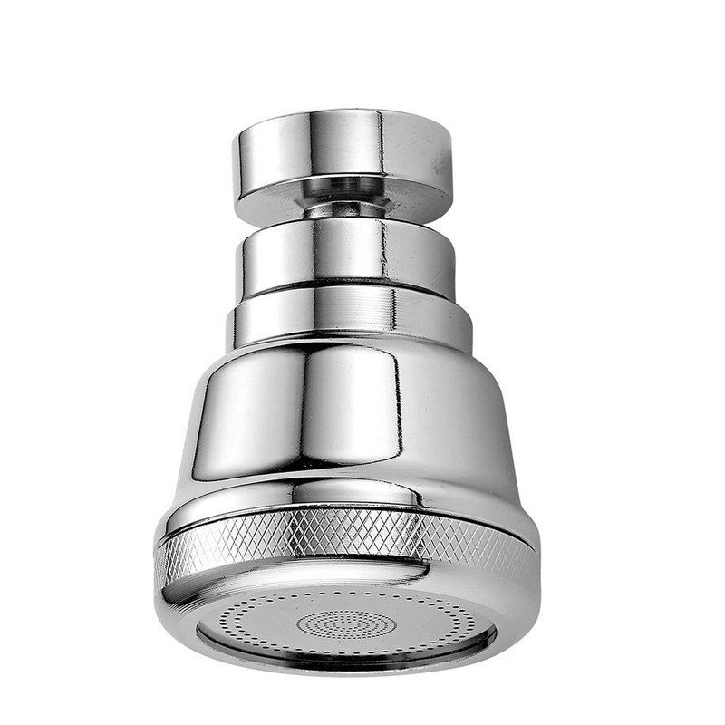 Pexmax Brass Kitchen Faucet Aerator Extender  3 Mode Faucet Aerator Adapter Short Style Chrome Faucet Aerator