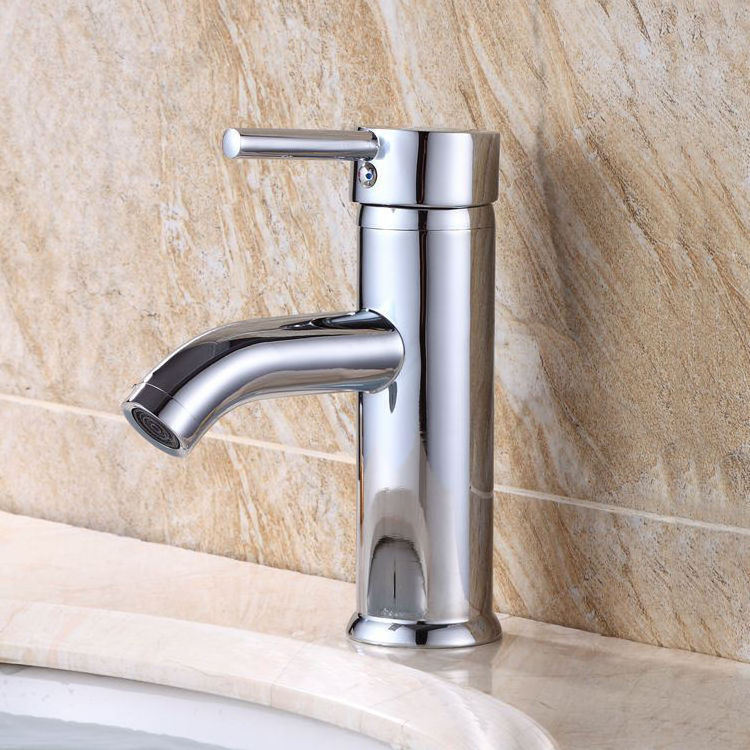 Hot sale classic hotel bathroom basin mixer faucet Single Handle Chrome Plated wash Basin Faucet