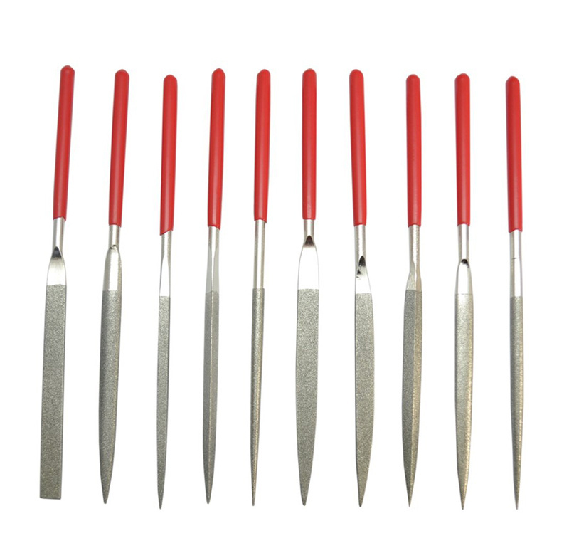 Diamond needle files set electroplate diamond needle file