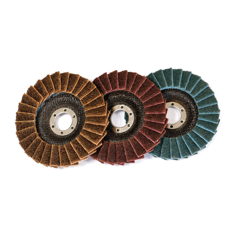 Pexmientas Angle Grinder Flap Non-Woven Fabric polishing Wheel Polishing Flap Discs Type 27 Surface Conditioning Flap Discs