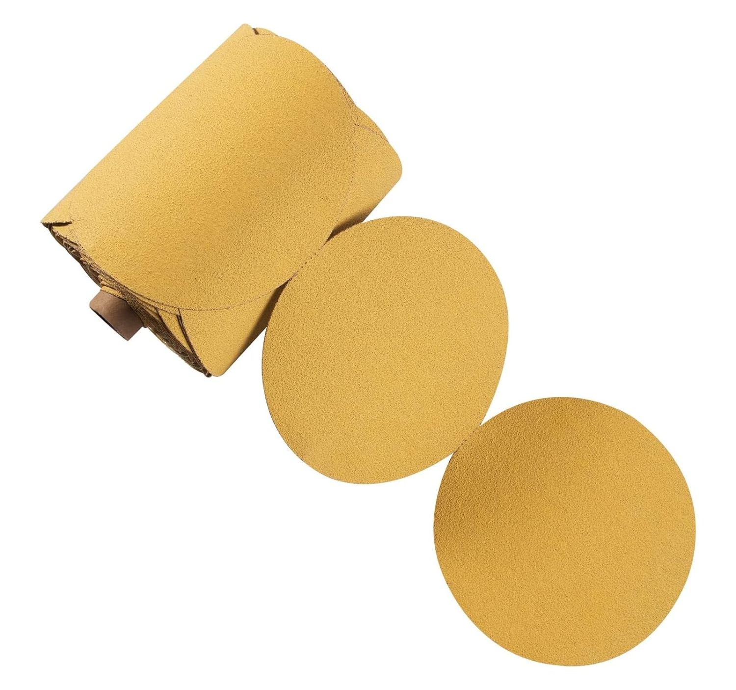 PEXMIENTAS  100 PCS Aluminum Oxide Sandpaper with Sticky Back Self Adhesive Sandpaper Roll