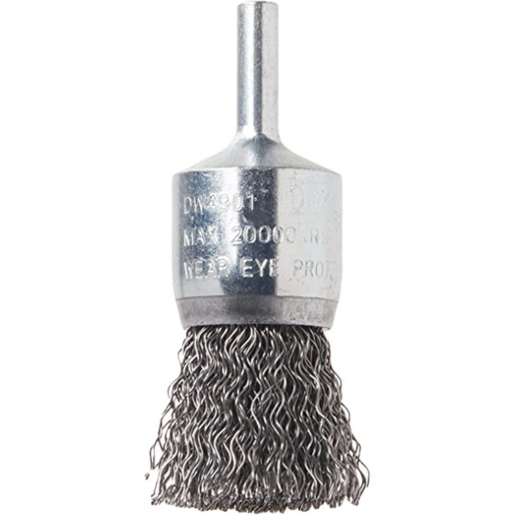 Wire brush crimped steel wire brush wholesale stainless wire rotary brush for grinder