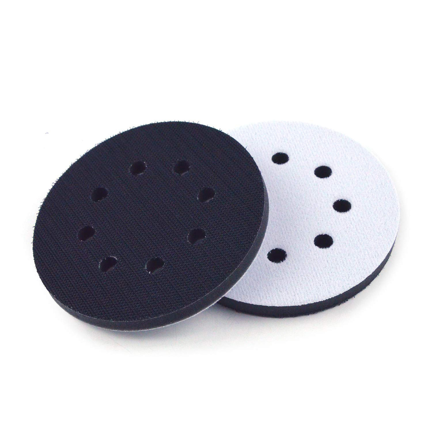 pexmientas 5'' Hook and Loop Soft Density Interface Pad Polishing Sanding Sponge Buffering Pad