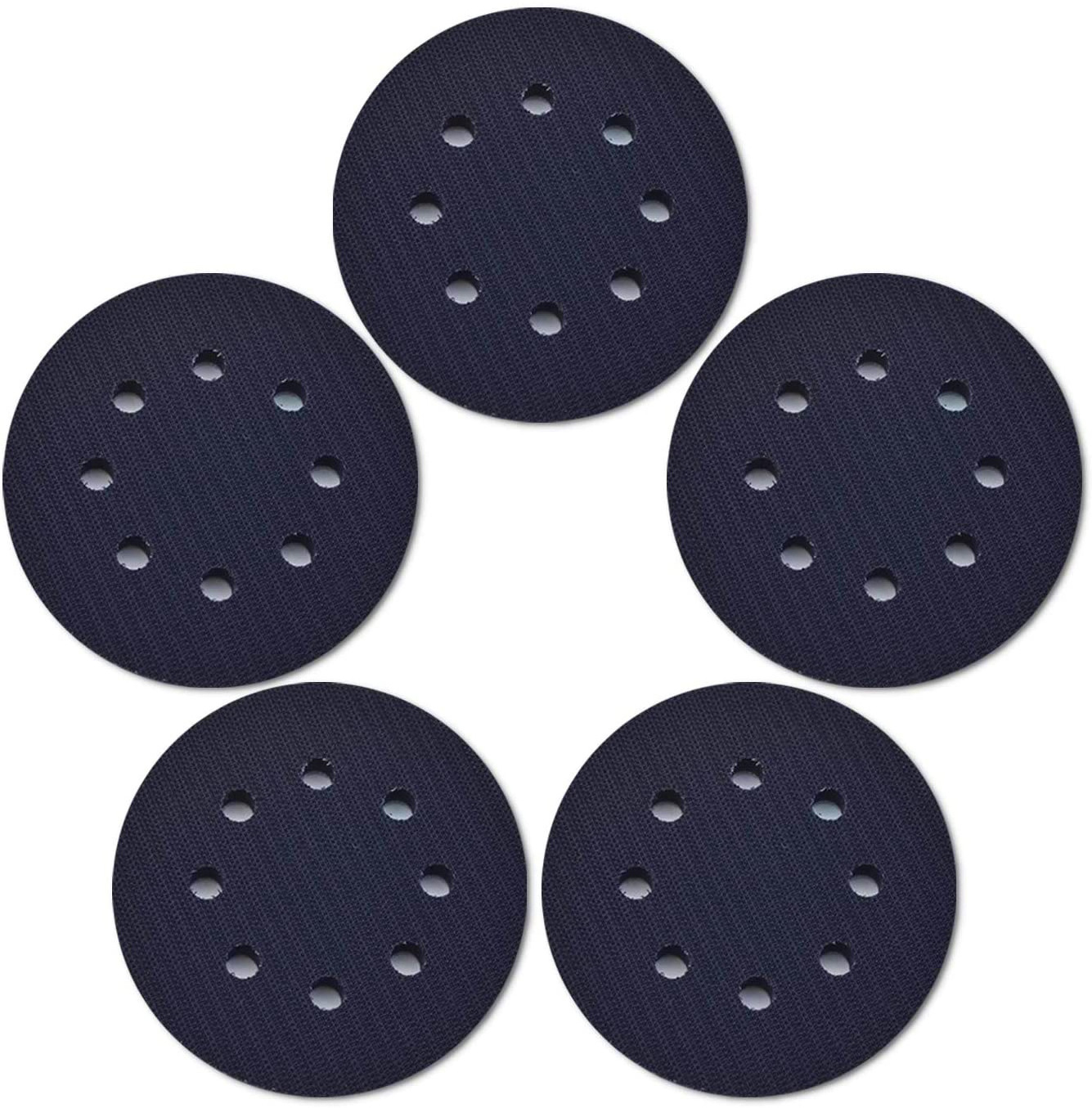 pexmientas 5'' Hook and Loop Soft Density Interface Pad Polishing Sanding Sponge Buffering Pad