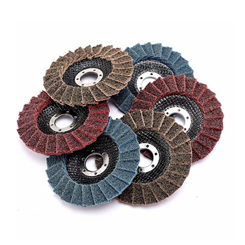 Pexmientas Angle Grinder Flap Non-Woven Fabric polishing Wheel Polishing Flap Discs Type 27 Surface Conditioning Flap Discs