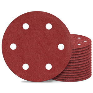 PERXMIENTAS 6"inch Aluminum Oxide Abrasive Drywall Sander Paper Hook-and-Loop Sanding Discs Automotive Sandpaper