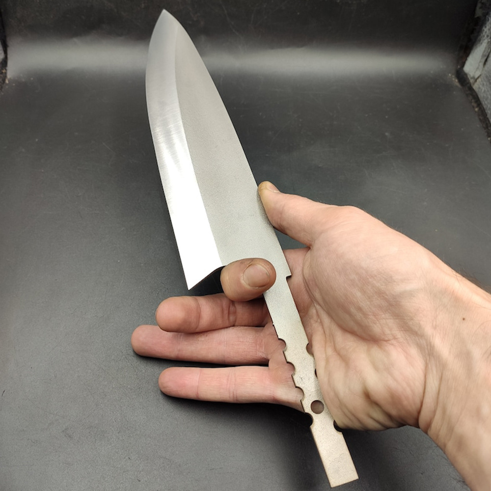 Top Quality Custom Handmade Stainless Steel Chef Kitchen Knife Blank Plate Knife With Offer Free Sample.