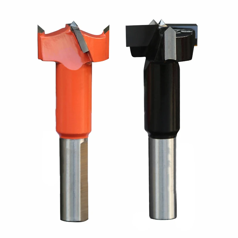 tungsten carbide tip boring hole round shank wood core hole self centering forstner drill bit