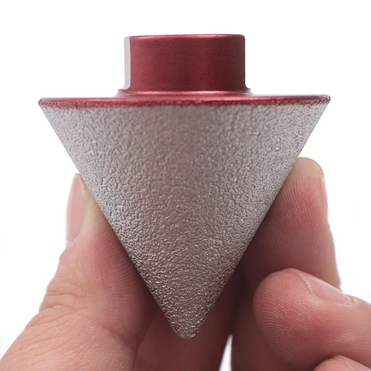 PEXMIENTAS diamond M14 vacuum brazed marble tile chamfer beveling finger cone drill bit countersink diamond chamfer bit