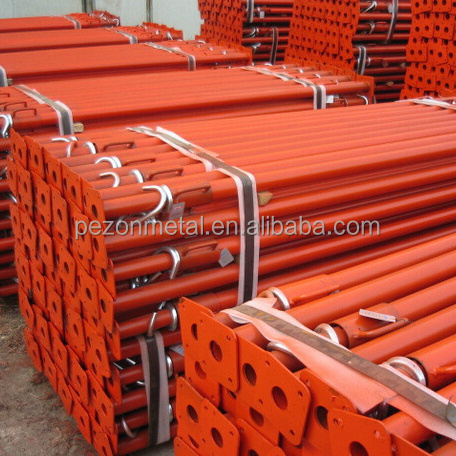 Hot Dip Galvanized Scaffold Strut Shoring Construction Adjustable Steel Prop Scaffolding Used Metal Props