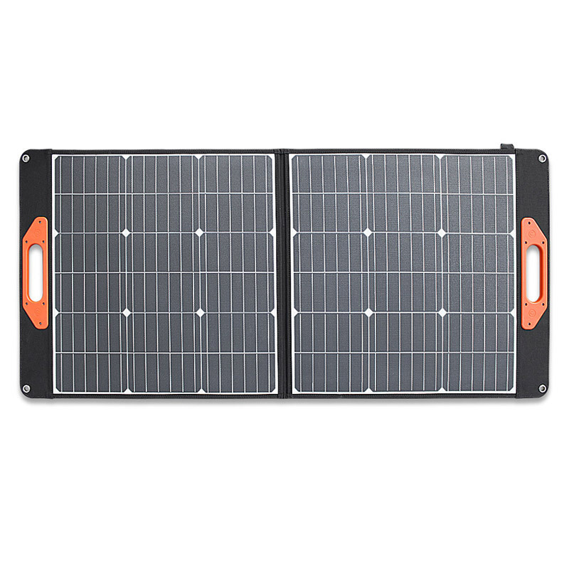 Portable solar generator outdoor battery backup supply 500w lithium power station with 100W solar panel