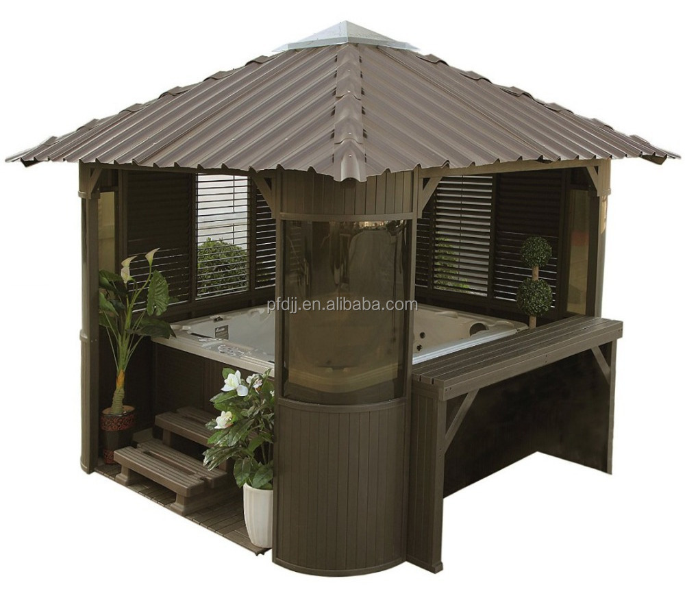 2015 Hot Sale China Factory Outdoor Wooden Gazebo, Garden Gazebo for Sale, Hot Tub Gazebo