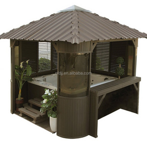 2015 Hot Sale China Factory Outdoor Wooden Gazebo, Garden Gazebo for Sale, Hot Tub Gazebo