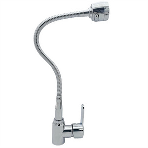 style flexible connections durable kitchen faucet with 360-Degree Flexible Gooseneck Spout flexible faucet pipe