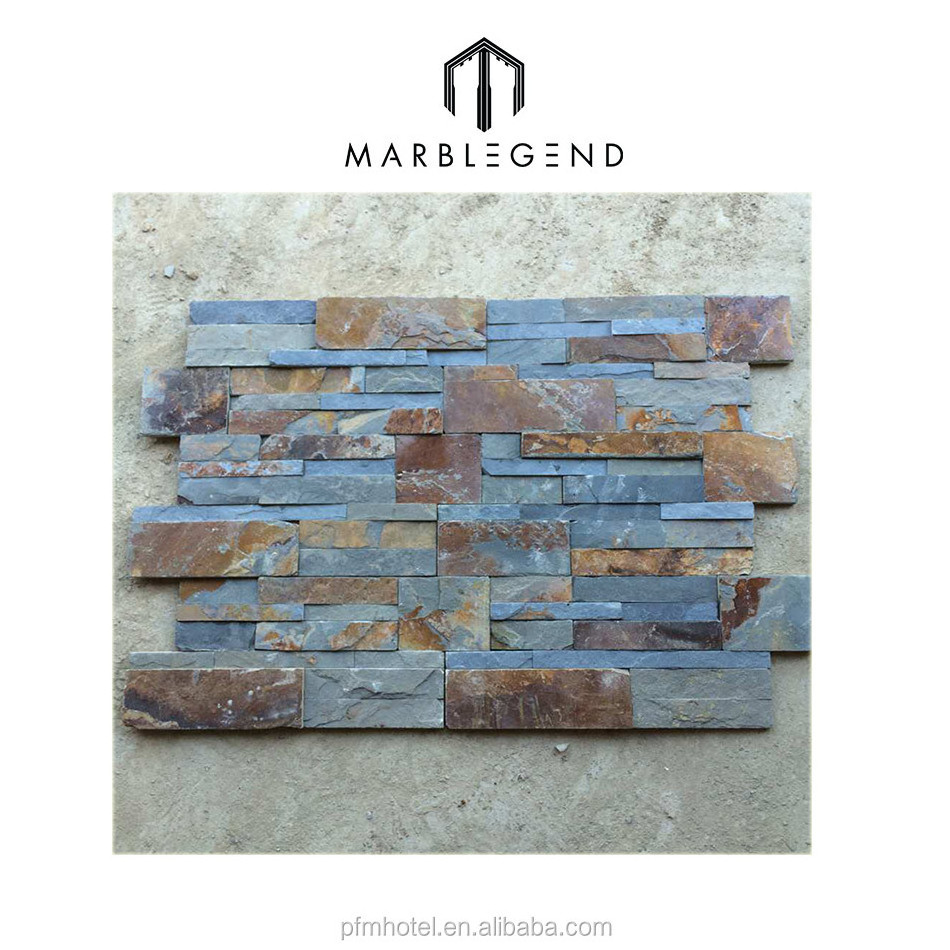 Wholesale Price Natural Stone Wall Veneer Panels Stacked Stone for wall