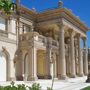 Classical Wall Facade Exterior Stone Entablature Portugal Limestone Natural Cornice and Frieze Customized 2.16 - 2.56 Polished