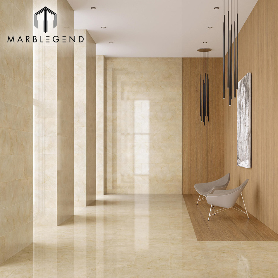 Factory price top grade beige crema marfil spain marble slab 24 x 24 wall tiles hot-sale