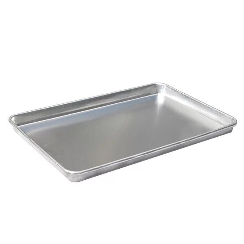 Manufacture Customized Food Grade Polishing 304 Stainless Steel Aluminium Perforated Baking Tray Baking Pan For Drying Cooking