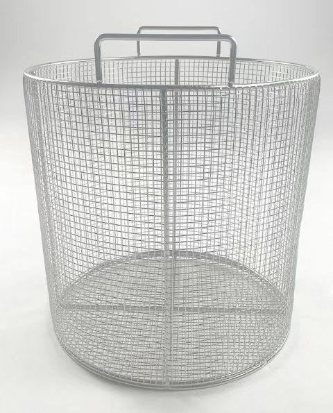 Stainless steel 304/316 wire mesh sterilization baskets with lid Equipment parts storage disinfection basket