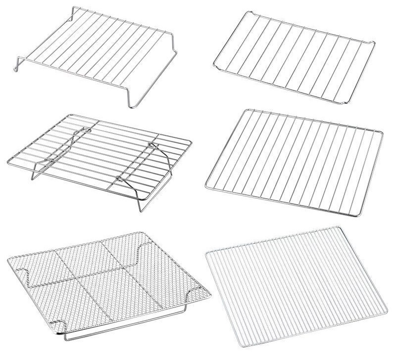 Customized Size and Shape Stainless Steel Baking Wire Net Oven Grid, BBQ Meat Grill Rack,Barbecue Wire Rack