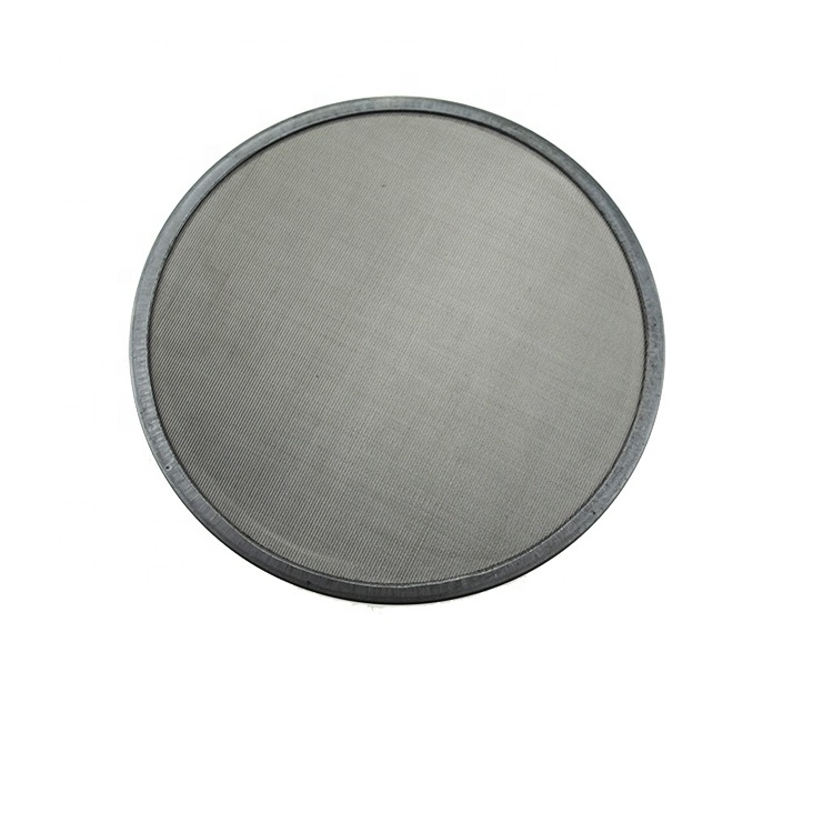 Stainless steel wire mesh round strainer water oil filter sifter flake sieves single and multi-layer medical edging mesh filter