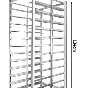 food cart trolley 16 layers  201 stainless steel bakery trolley with trays