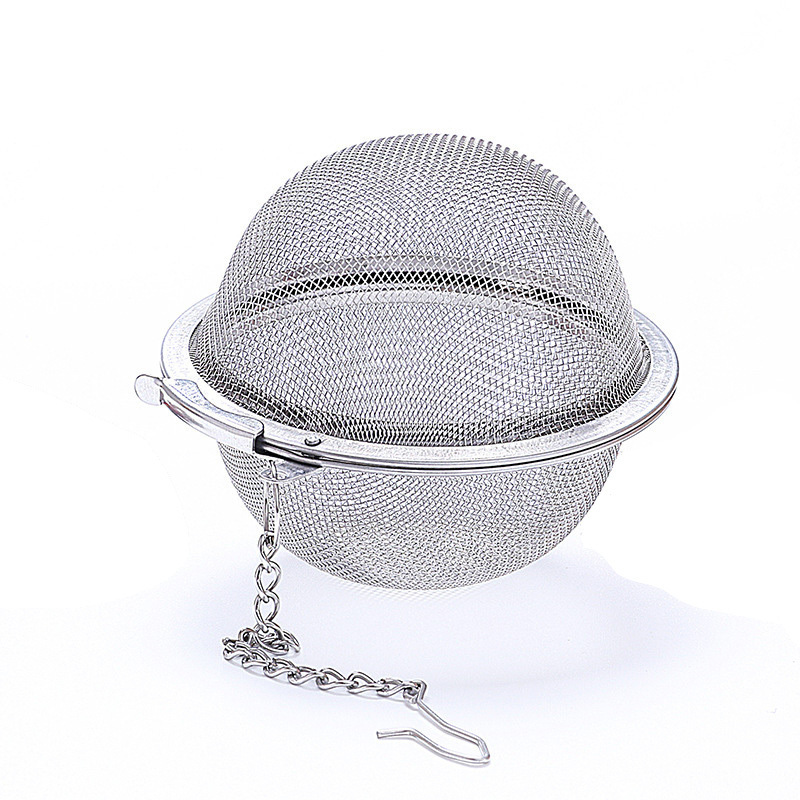 Hot Sale 304 Stainless Steel Ball Shape Tea Accessories Round Tea Ball Tea Strainer Seasoning Ball For Filter