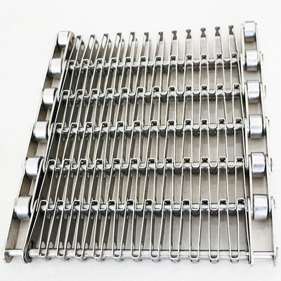 Stainless steel honeycomb conveyor belt flat wire mesh belt