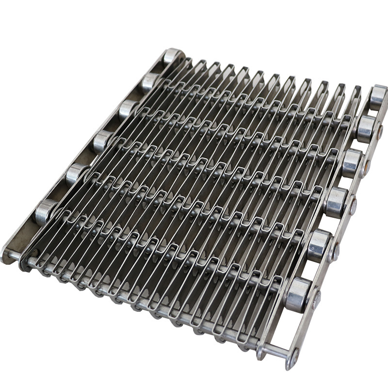 Stainless steel honeycomb conveyor belt flat wire mesh belt