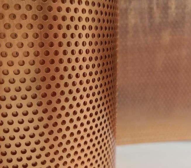 High Quality Copper Brass Perforated Decorative Wire Mesh