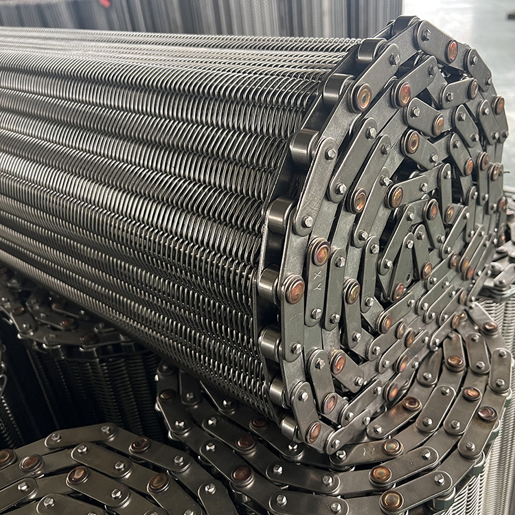 304 314 316 316L Stainless steel spiral chain driven metal wire mesh conveyor belt for can conveyor