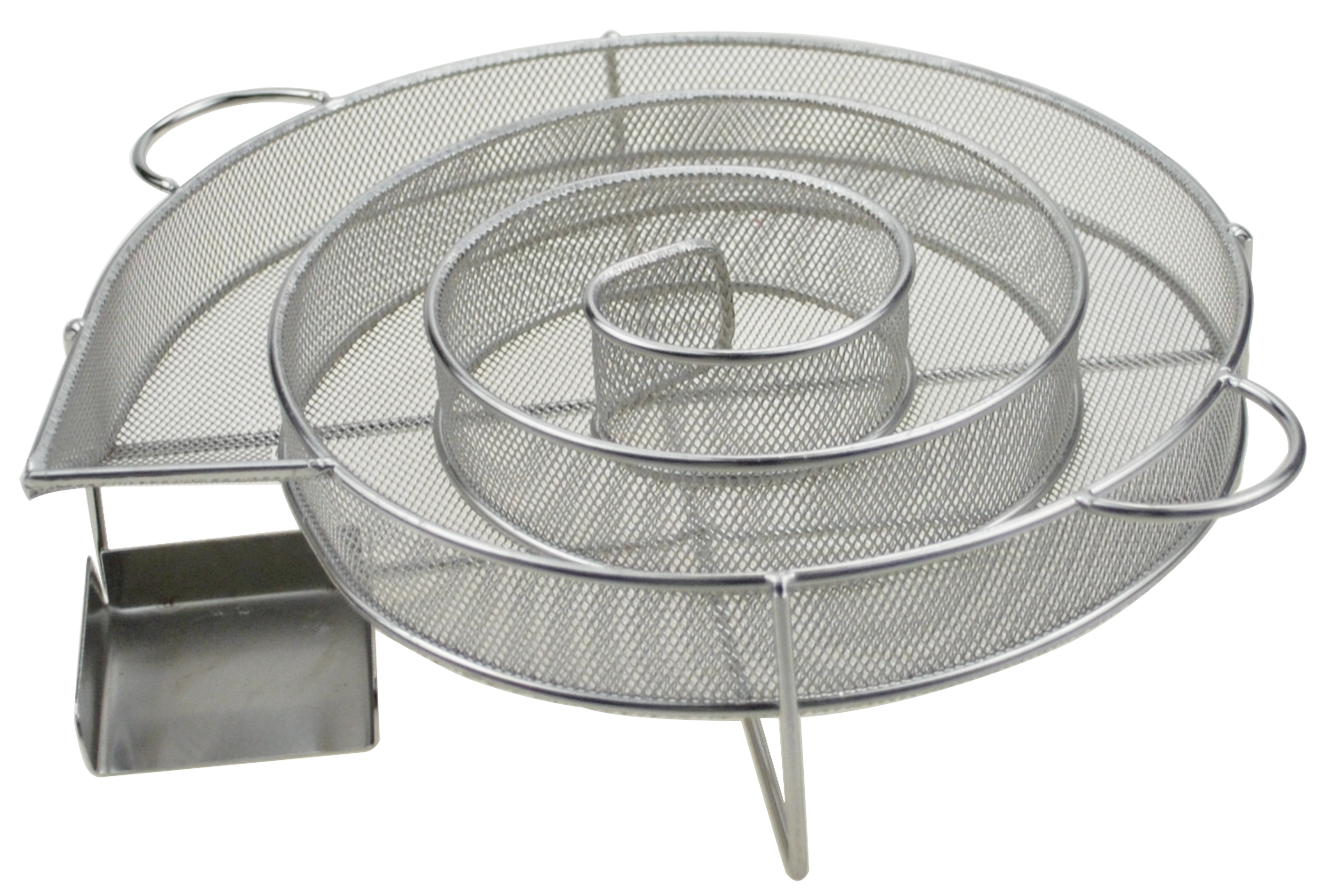 HOT Sale 304 Stainless steel Cold Smoker Generator bbq basket with handle  for smoking fish meat