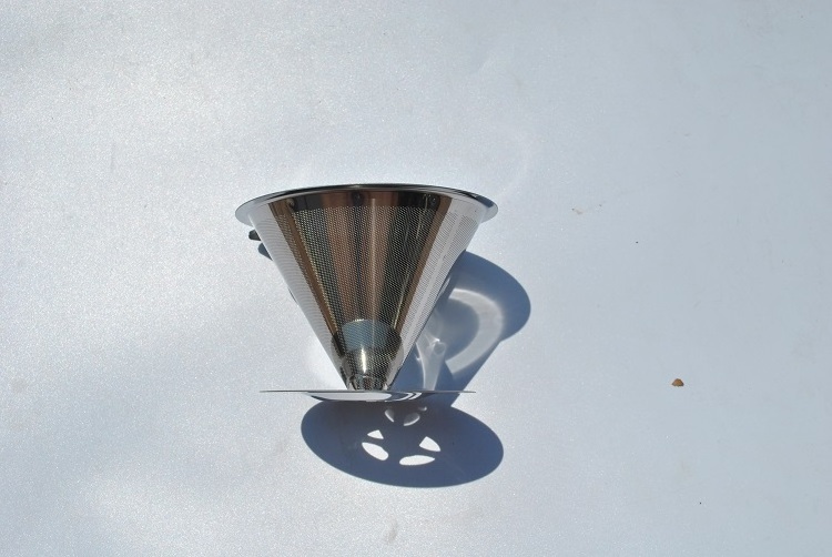 Coffee Filter for Stainless Steel Pour Over Metal Coffee Dripper Reusable Cone Filter