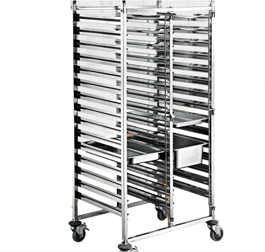 food cart trolley 16 layers  201 stainless steel bakery trolley with trays