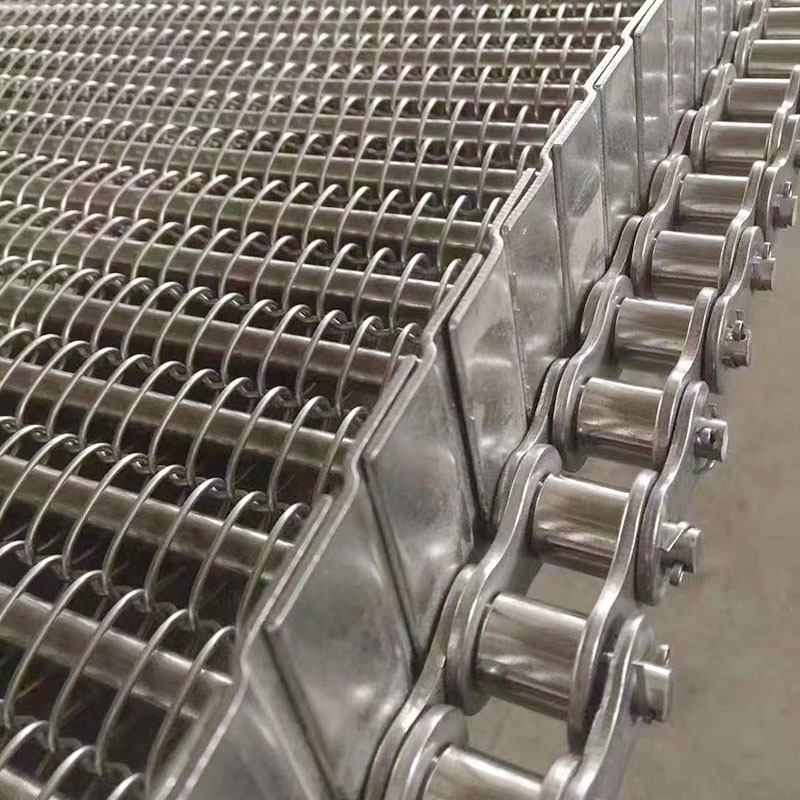 304 314 316 316L Stainless steel spiral chain driven metal wire mesh conveyor belt for can conveyor