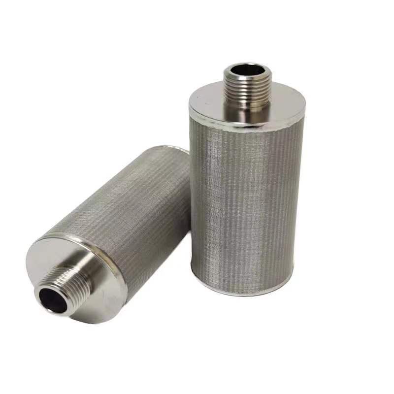 Multiple Layers Metal Steel Filter Cartridges For Water Cleaning Equipment Hydraulic Tube Oil Filtering Tube Air Purified Rods