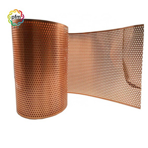 High Quality Copper Brass Perforated Decorative Wire Mesh