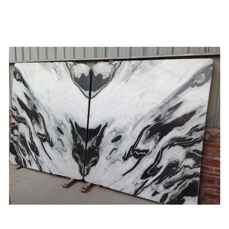 factory price wholesale interior decoration chinese panda white marble slabs