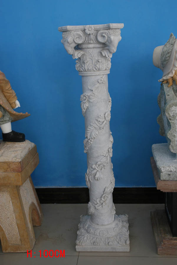 marble stone roman column