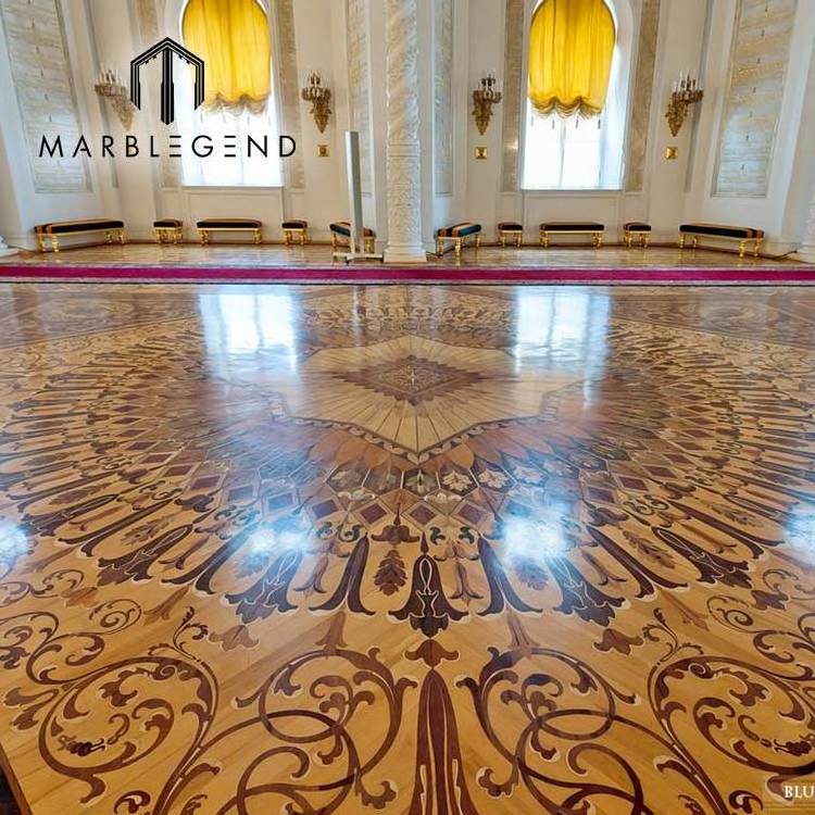 luxury villa lobby solid parquet oak wood flooring price wood inlay parquet wood flooring