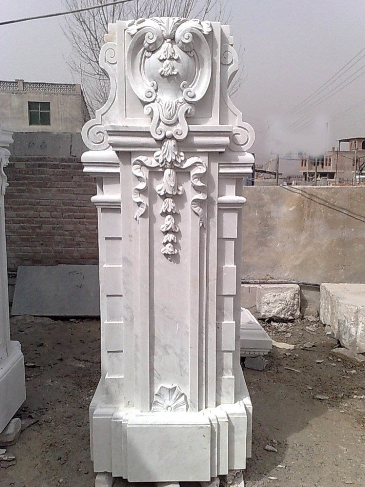 marble stone roman column